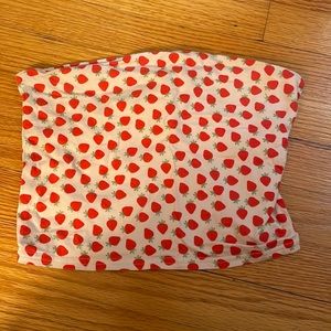 Urban outfitters strawberry crop top, size S
